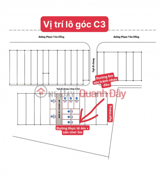 Lô góc hiếm – giá 1.3xx tỷ – tuyến 2/353 Trung Nghĩa ZALO 0567 222 555 Niêm yết bán