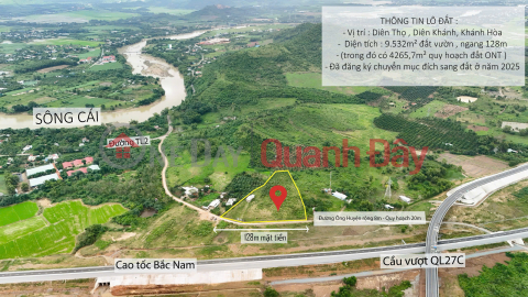 Cơ hội đầu tư Khánh Hòa: 9600m2 đất thổ cư Diên Thọ, Diên Khánh - Chỉ 4.2 tỷ! _0