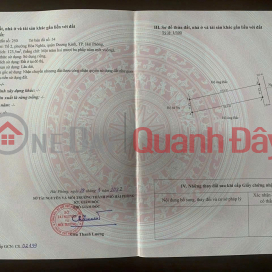 Lô 123,5m² tuyến 2 Sông He – gần Vinhomes Dương Kinh – giá hiếm 15,x triệu/m² ZALO 0567 222 555 _0