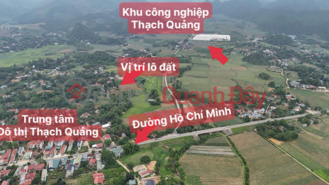 Corner lot for sale near Thach Quang Industrial Park, Thach Thanh District, Thanh Hoa. Price only 195 million\/book. _0