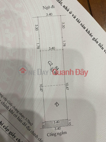 53m Yên Lãng, sát phố, đắc địa, nở hậu, phong thủy sinh tài, xe tải nhỏ đỗ cửa Niêm yết bán