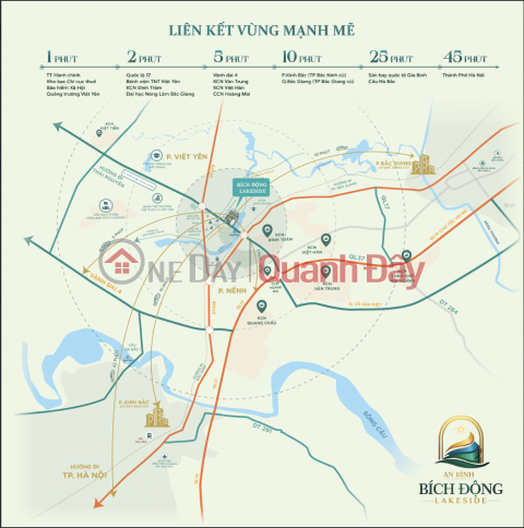 Bích Động Lakeside Lô Góc 144m² – Mặt Tiền 6m – Gần Công Viên – Giá 68tr/m² _0