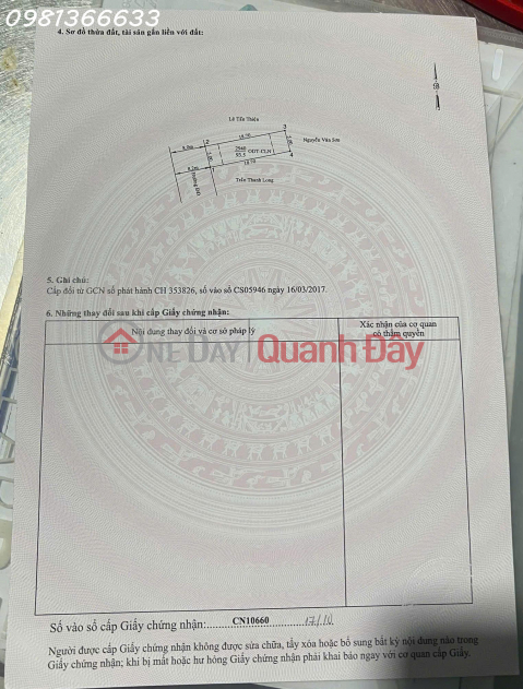 Urgent sale of a beautiful plot of land in Tan An, Thu Dau Mot, Binh Duong, area 93.5m2, price 1.5 billion VND (negotiable). _0