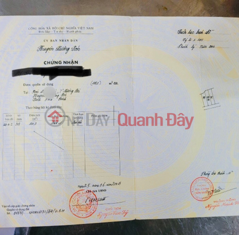 Chính chủ cần bán lô đất 123,3 m2 tại huyện lương Sơn,hoà bình giá 1,7 tỷ _0