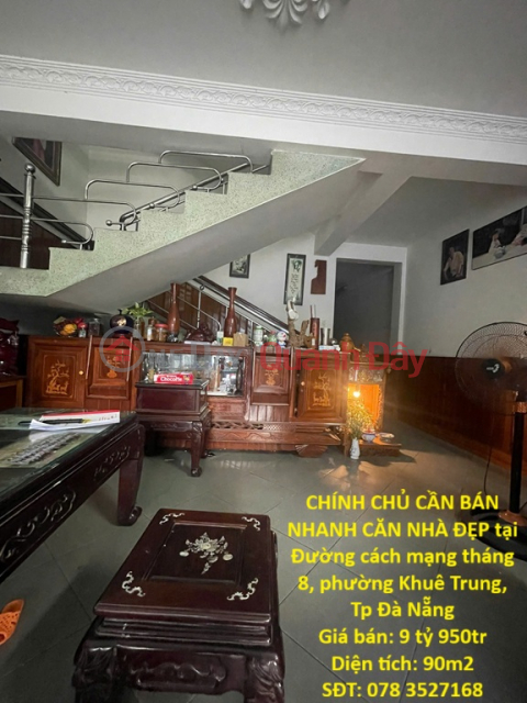 BEAUTIFUL HOUSE - GOOD PRICE OWNER NEEDS TO SELL QUICKLY A BEAUTIFUL HOUSE in Khue Trung ward, Da Nang city _0