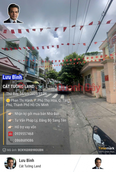 Property Search Vietnam | OneDay | Nhà ở, Niêm yết bán Bán nhà 4.5 Tấm – MT Phan Thị Hành, Phú Thọ Hòa, Tân Phú – chỉ 9.3 tỷ