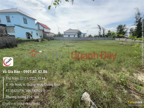 Bán cặp đất liền kề tại Hải Ninh, Quảng Ninh, Quảng Bình giá 2.8 tỷ TL _0