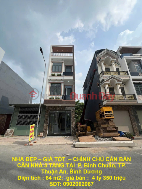 NHÀ ĐẸP – GIÁ TỐT – CHÍNH CHỦ CẦN BÁN CĂN NHÀ 3 TẦNG TẠI P. Bình Chuẩn, TP. Thuận An, Bình Dương _0