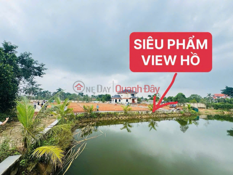 SIÊU PHẨM VIEW HỒ - SÁT ĐHQG HÒA LẠC -Đường ô tô 3 xe tránh, mặt tiền đẹp, dân cư hiện hữu Niêm yết bán