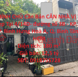 OWNER Needs to Sell a HOUSE Beautiful Location In Binh Hung Hoa A Ward - Binh Tan - HCM _0