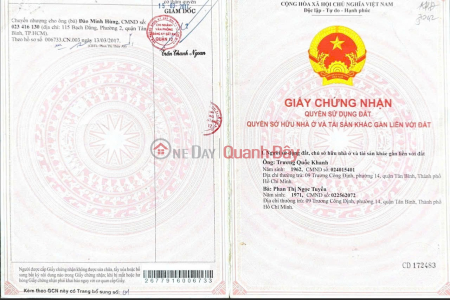 ĐẤT ĐẸP- GIÁ TỐT- Cần Bán Nhanh Lô Đất Mặt Tiền Đẹp Vị Trí Tại Quận 12, TP HCM Niêm yết bán