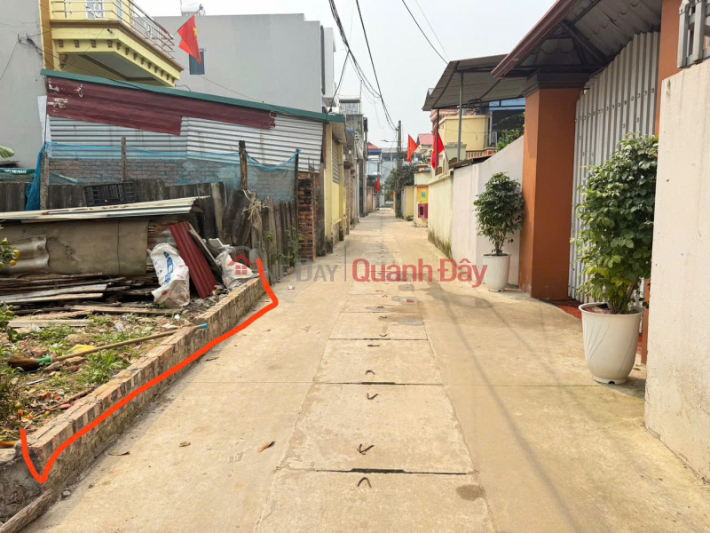 66m² of land for sale in Phu Tri village, Kim Hoa commune, Me Linh district. Fully residential land, accessible road, cars can enter and exit. Sales Listings