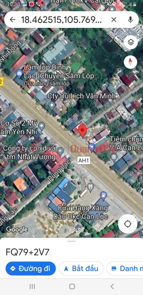 LAND FOR SALE - National Highway 1A Nghen Town Center, Can Loc District. _0