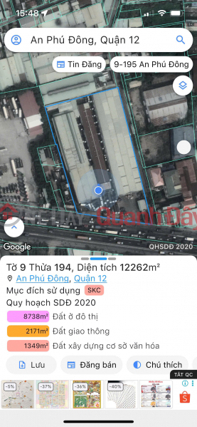 Property Search Vietnam | OneDay | Residential Sales Listings Owning a large land plot in District 12, 12,262m², in a promising location. Large scale project.