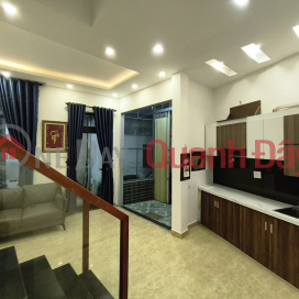 ► K408 Hoang Dieu, 50.3m2, 3 floors, 3 bedrooms, en-suite bathrooms, spacious front and back terraces, 3.xx billion VND _0