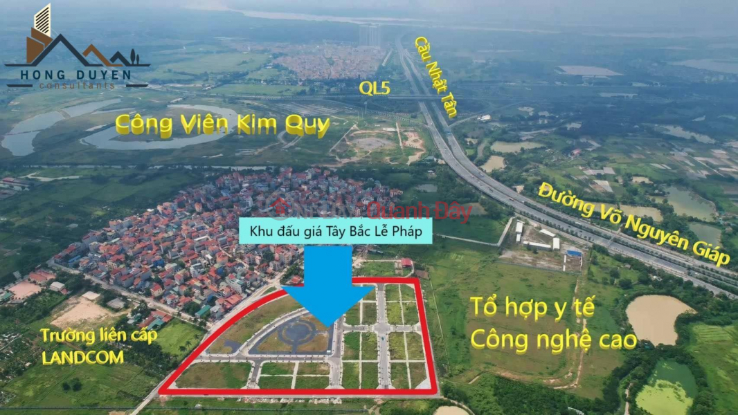 Tay Bac Le Phap auction is the number 1 investment position in Dong Anh Sales Listings
