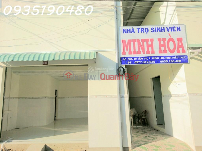 Nhà trọ có gác, phòng đẹp, rộng rãi ngay trung tâm TP. Cần Thơ , cầu Hưng Lợi Niêm yết cho thuê