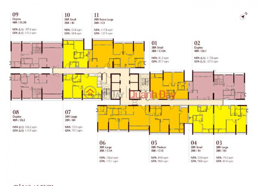 SIÊU PHẨM - Căn Duplex 4PN toà S3 Lumi Hà Nội diện tích khủng 246m2 - giá bằng HĐMB Niêm yết bán
