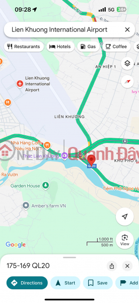 Cần Bán 165.7m2 Đất Chính Chủ Nằm Ngay Mặt Tiền Quốc Lộ 20, Cách Sân Bay Liên Khương 2km. Niêm yết bán
