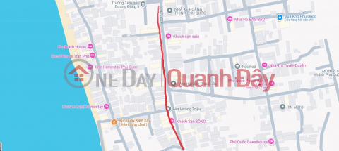 Land for sale on Tran Phu Street, Duong Dong – 180m² residential land – with existing house – 16 billion VND _0
