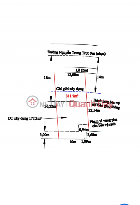 Bán đất trung tâm thị trấn Tân Trụ giá 700 triệu.m _0