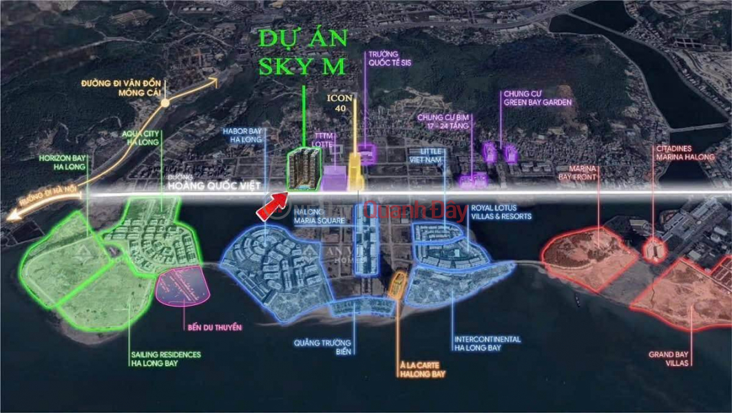 Property Search Vietnam | OneDay | Residential, Sales Listings | SELLING APARTMENT WITH SEA VIEW HA LONG SKY M, 1Y 500M, AREA 38M2, CONTACT 083.2865.116