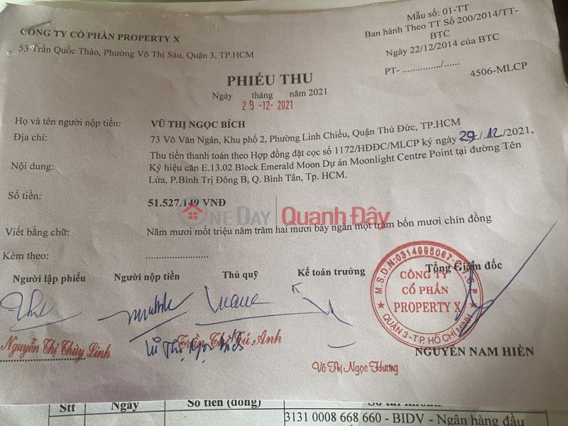 CHÍNH CHỦ BÁN CĂN HỘ 1 PN+1, 35.98M2, DỰ ÁN MOONLIGHT CENTRE POINT, QUẬN BÌNH TÂN, HCM | Việt Nam | Bán | đ 750 triệu
