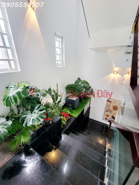 7m pine car lot - Beautiful 4-storey house 6m wide NGUYEN HUU THO, Da Nang - Only 4 billion 380 _0