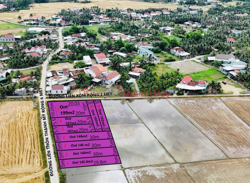 SUPER BEAUTIFUL LAND - Need to Sell Quickly 2 Land Lots in Thanh My, Tan Dinh (Old Ninh Quang),Ninh Hoa, Khanh Hoa Sales Listings