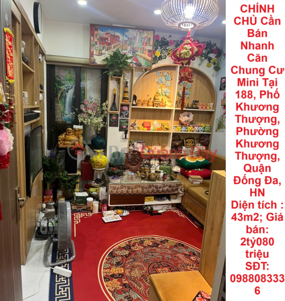 OWNER Needs to Quickly Sell Mini Apartment in Khuong Thuong Ward, Dong Da District, Hanoi Sales Listings