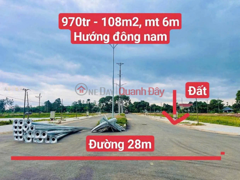 CHỈ 970 TRIỆU - SỞ HỮU LÔ ĐẤT ĐẤU GIÁ ĐẸP NHẤT KHU - VỊ TRÍ LÕI KHU CÔNG NGHIỆP Niêm yết bán