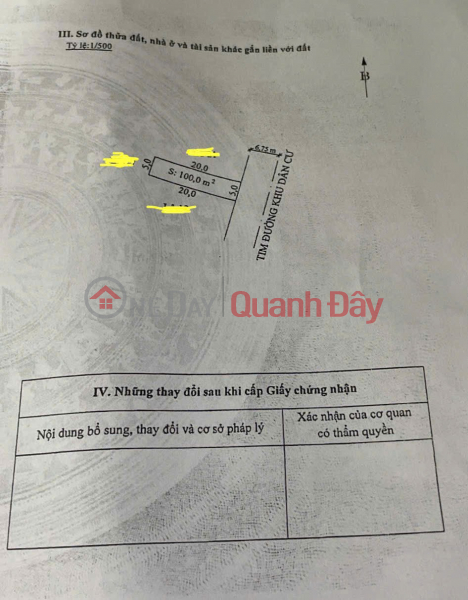 2.x BILLION VND – PLOT OPPOSITE DA PHUC CENTRAL PARK, RARE PRICE IN DUONG KINH AREA. ZALO 0567 222 555 Sales Listings