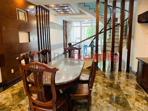 Beautiful house for sale in front of Ho Dac Di, 10m wide street with sidewalk _0