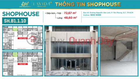 Cho Thuê Shophouse Vị Trí Đắt Địa Tại Lavida Plus Quận 7 _0