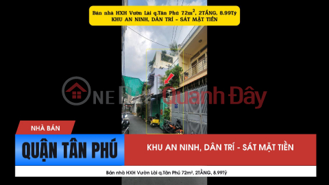 Bán nhà HXH Vườn Lài q.Tân Phú 72m², 2TẦNG, 8.99Tỷ _0