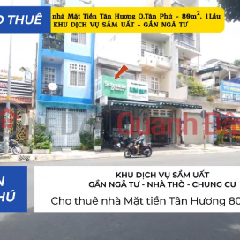 House for rent, Tan Huong frontage, 80m2, 1 floor - BUSY SERVICE AREA _0