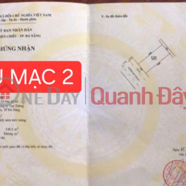 Land for sale on Bau Mac 2 Street - near the beach - Adjacent to Nguyen Chanh Street leading to the beach _0