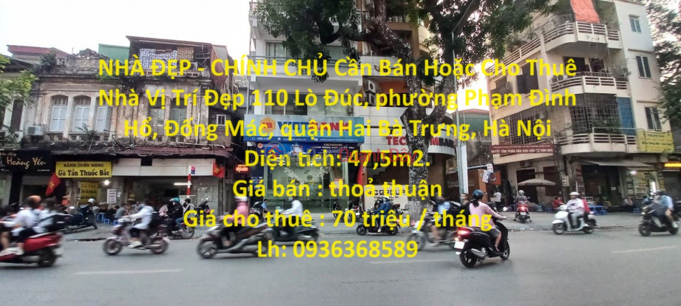 BEAUTIFUL HOUSE - OWNER For Sale Or Rent Beautiful House In Lo Duc - Hanoi Rental Listings