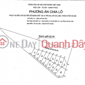 LAND FOR AUCTION IN VOI PHUC – GIA LAM, PRIME LOT 79-80M², 5M FRONTAGE, 11M WIDE ROAD WITH SIDEWALK _0