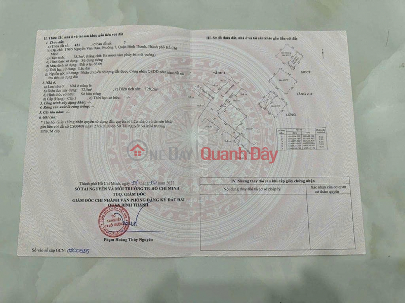 Property Search Vietnam | OneDay | Nhà ở Niêm yết bán NHÀ ĐẸP- GIÁ ĐẦU TƯ CẦN BÁN NHANH CĂN NHÀ tại Phường 7, Quận Bình Thạnh