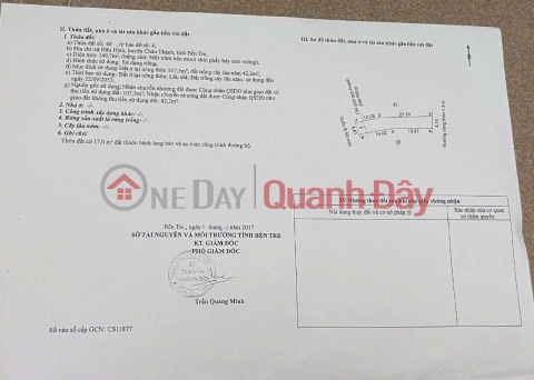 OWNER NEEDS TO SELL A HOUSE WITH TWO STREET FRONTAGES (front and back) RIGHT AT THE TUAN DAU INTERSECTION – NATIONAL HIGHWAY 60, CHAU THANH, BEN TRE _0