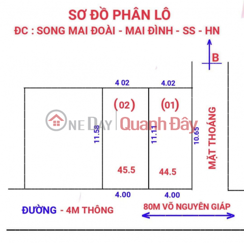 OWNER FOR SALE 44.5m2 MAI DINH SOC SON HANOI CLEAR ROAD FOR CARS SUPER INVESTMENT PRICE _0