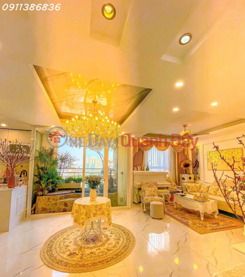 5-star interior, M5 Van Cong Apartment, Tran Vy Street, 128m², 3 bedrooms, flooded with natural light _0