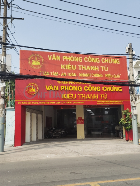 Văn phòng công chứng Kiều Thanh Tú - 261 Lê Văn Khương (Kieu Thanh Tu Notary Office - 261 Le Van Khuong Street) Quận 12 | ()(3)