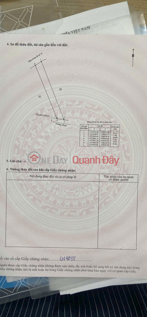 PRIME LAND – GOOD PRICE – OWNER SELLING Ta Goc Village, Khanh Thuong Commune, Khanh Vinh District _0