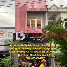 OWNER URGENTLY SELLING A HOUSE ON A MAIN ROAD IN GO VAP DISTRICT, HO CHI MINH CITY _0