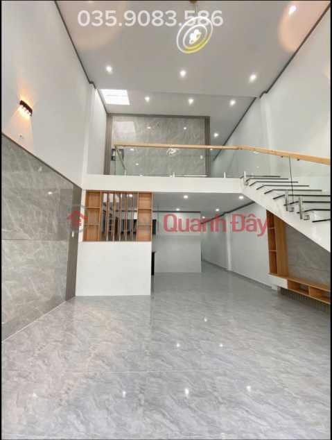 Brand new mezzanine house right at the end of Dong Khoi Street, Bien Hoa City, only 500 million, move in immediately _0