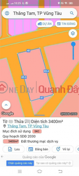 Property Search Vietnam | OneDay | Residential, Sales Listings Own Now SUPERIOR VIP LAND WITH 3 FACES IN Thang Tam Ward, Vung Tau City, BRVT
