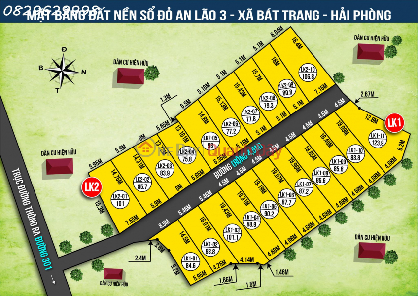 LAND FOR SECURITY - HAI PHONG OWN EASY SAFE INVESTMENT Sales Listings