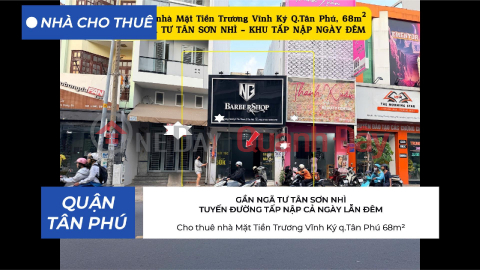 House for rent on Truong Vinh Ky street, Tan Phu district, 68m² - 16 million VND. _0